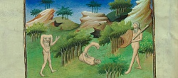 As viagens de Marco Polo - folha 29 - criaturas míticas - entre 1410 e 1412. Foto divulgação.