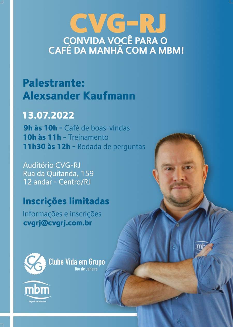 CVG-RJ promove “Café da Manhã com a MBM”