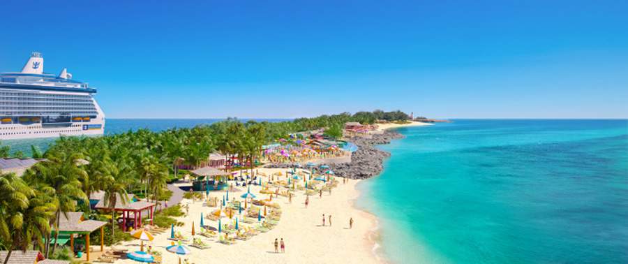 Royal Caribbean apresenta planos ambientais para o primeiro Royal Beach Club