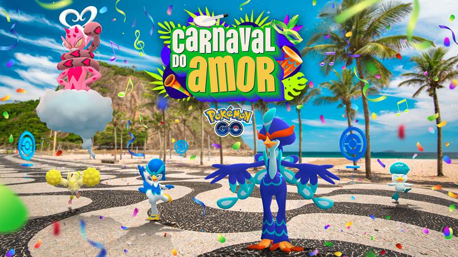 Pokémon GO: Carnaval do Amor traz Enamorus e celebrações por todo o Brasil
