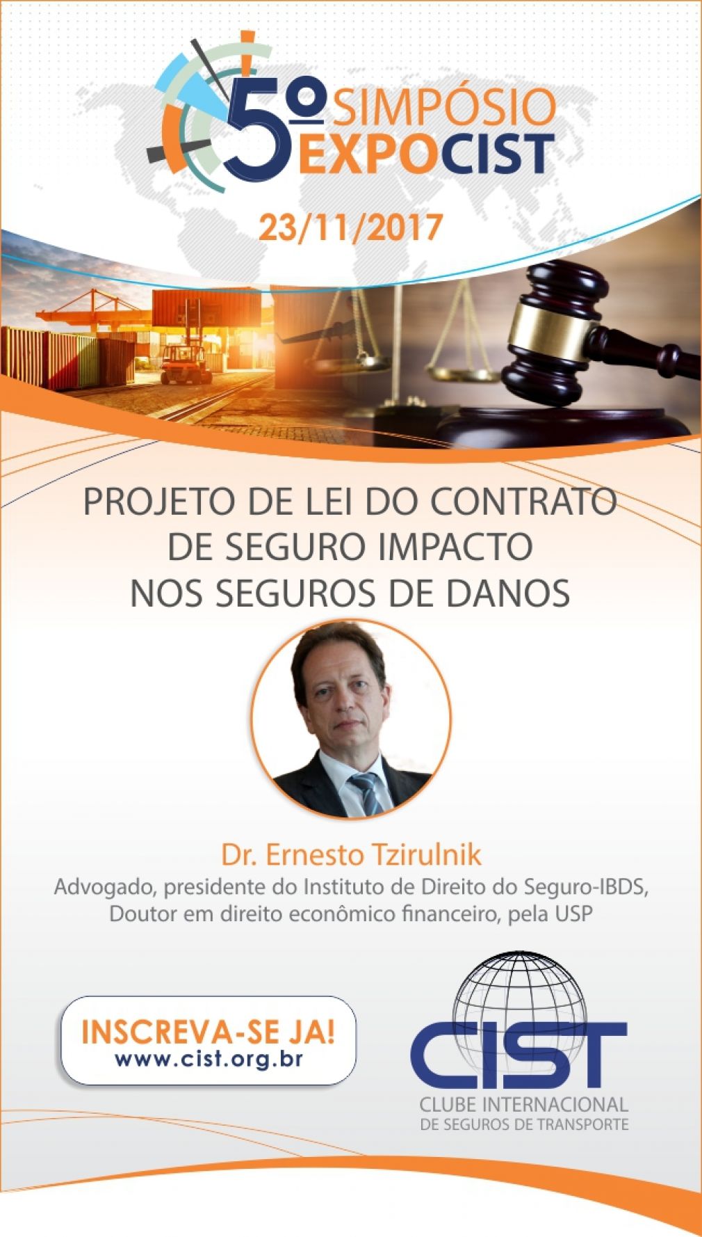 CIST : Projeto de Lei do Contrato de Seguro - Impacto nos Seguros de Danos  -  Dr. Ernesto Tzirulnik