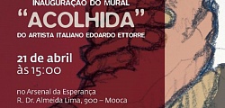   Mais do que uma intervenção artística, obra retrata a missão ao acolhimento e à dignidade humana (Arsenal da Esperança/Sermig)