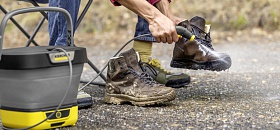 lavadora portátil de baixa pressão OC 3 Foldable, da Kärcher -to divulgação