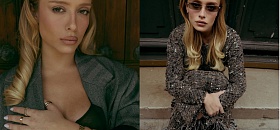 Maria Braz e o deep side part | Créditos: Divulgação