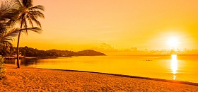 Praia limpa - Reprodução