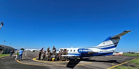 Avião da Black sai de São Paulo com mais de 1 tonelada de donativos para vítimas de RS - divulgação