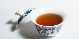 Tradicional chá taiwanês Oolong tea
