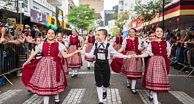 Apresentação de dança do Grupo Folclórico Gartenstadt - Foto: Mauricio Terres