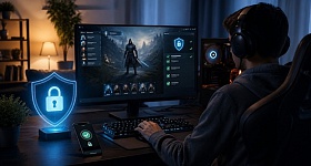 Segurança durante jogos online em uma configuração de jogo no computador - Crédito: Divulgação