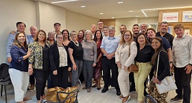 A direção do CCS-RJ reuniu os associados em sua sede, no Centro do Rio, para ouvir a advogada, líder do Sou Segura, Liliana Caldeira – Foto: Divulgação