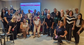 Diretoria do CCS-RJ e associados reunidos com a equipe da Uniodonto Metropolitana – Foto: Divulgação