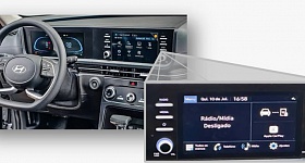  Multimídia desenvolvida pela Hyundai Mobis para oferecer conectividade com segurança - Divulgação