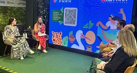 Superintendente de Sustentabilidade da CNseg, Luciana Dall’Agnol (de vermelho) em painel durante a COP30