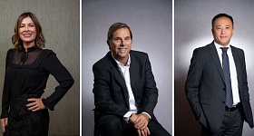   Andreia Padovani, Diretora Comercial Regional Minas Gerais / Felipe Smith Diretor Executivo de Produtos PJ / Marcos Kobayashi, Diretor Comercial Nacional Varejo e Vida