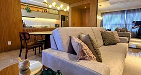 Localizado no nobre Setor Marista, On Marista tam´bem tem opções de apartamentos já decorados - Acervo Sim Incorporadora