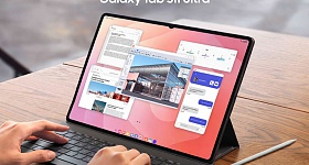  Galaxy Tab S11 Ultra com a capa teclado e a S Pen | Imagem meramente ilustrativa