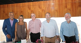  Membros da AGO: Gilberto Januário, Ivone Arello, Evaldir Barboza de Paula, Álvaro Fonseca e Adevaldo Calegari