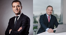 Fabiano Sardá, da MAWDY e Roberto de Antoni, da Mapfre