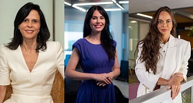 Marília Rocca, Lígia Lopes e Isis Abbud. Créditos: divulgação.