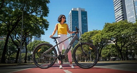  E-bikes auxiliam nos deslocamentos em grandes centros urbanos - Divulgação/Moura