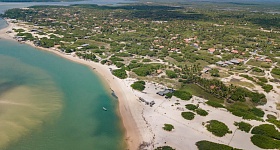 Praia da vila de Atins apresenta paisagem e atmosfera singulares - Divulgação/Vila Aty