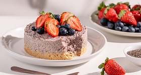 Cheesecake de açaí