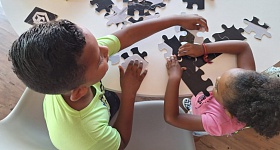 Crianças podem aproveitar jogos educativos no projeto “Férias no Museu”/Willian Nascimento