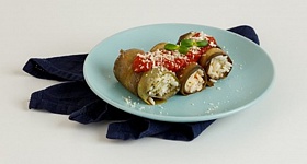  Roll de berinjela com arroz - Divulgação 