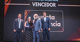 Foto: Gisele e Eduardo, representando a Quanta Previdência - Crédito: JSomensi