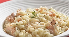 Risoto de Salmão com Ervas e Limão Siciliano - Crédito: Divulgação