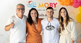 da esquerda para a direita, os sócios Arley Boullosa, Liliane Barros, Arthur Boullosa e Kamila Alves