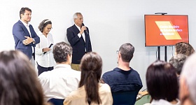  Reinaldo Marques, Eduarda de La Rocque e Marcos Falcão