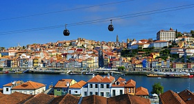Vista do Rio Douro, um dos pontos turísticos de Portugal (Divulgação Porto Cidadania Portuguesa ).