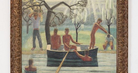   Antonio Gomide, “Banhistas”, 1928, óleo s/ tela, 91 x 105 cm.