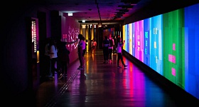 Exposição principal do Museu da Língua Portuguesa - Guilherme Sai