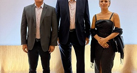  Da esquerda para a direita: Kleber Vitor; Airton Renato de Almeida e Fabiana Corrêa Sant Anna