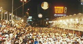 O 'Pholia' surgiu nos anos 90 e foi o primeiro evento organizado de carnaval de rua em SP. - Divulgação ABBC