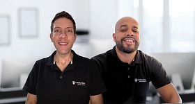 Leandro Carvalho Souza (à esquerda) e Tiago Barreto Pessoa dos Santos