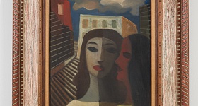   Di Cavalcanti, “Duas mulheres”, 1946, óleo s/ tela, 65 x 50 cm. - Foto: Divulgação