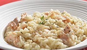 Risoto de Salmão com Ervas e Limão Siciliano - Crédito: Divulgação