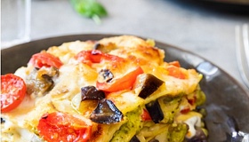  Lasanha Barilla com berinjela, Pesto Genovese e tomatinhos - Divulgação Barilla