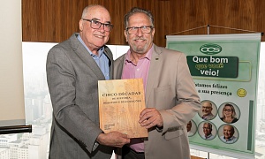 Evaldir Barboza de Paula e Álvaro Fonseca. - Crédito: Divulgação 