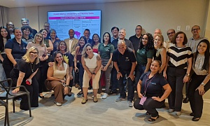 Diretoria do CCS-RJ e associados reunidos com a equipe da Uniodonto Metropolitana – Foto: Divulgação