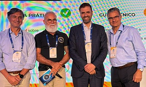  Na foto (da esquerda para a direita): Esteves Colnago, Fernando Dantas, Nuno Vieira e Natanael Castro