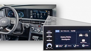  Multimídia desenvolvida pela Hyundai Mobis para oferecer conectividade com segurança - Divulgação