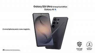   Novo Galaxy S26 Enterprise Edition traz oferece 3 anos de garantia e até 7 anos de atualizações de sistema operacional e segurança | Imagem meramente ilustrativa