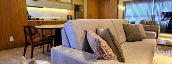 Localizado no nobre Setor Marista, On Marista tam´bem tem opções de apartamentos já decorados - Acervo Sim Incorporadora