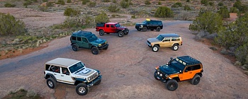 Novos conceitos personalizados Jeep 4x4 fazem a marca Jeep e a Jeep Performance Parts by Mopar (JPP) dominarem Moab, o epicentro do off-road nos EUA