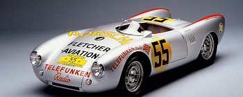  Porsche 550 Spyder, que venceu a Carrera Panamericana no México, em 1954, vai inspirar pintura da Porsche Fórmula E - Porsche/Divulgação