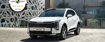 Sportage_Latin-NCAP. - Crédito: Divulgação